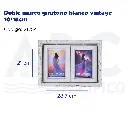 Doble marco giratorio blanco vintage 10*15cm