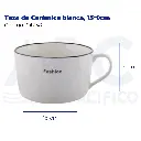 Taza de Cerámica blanca, 15*9cm