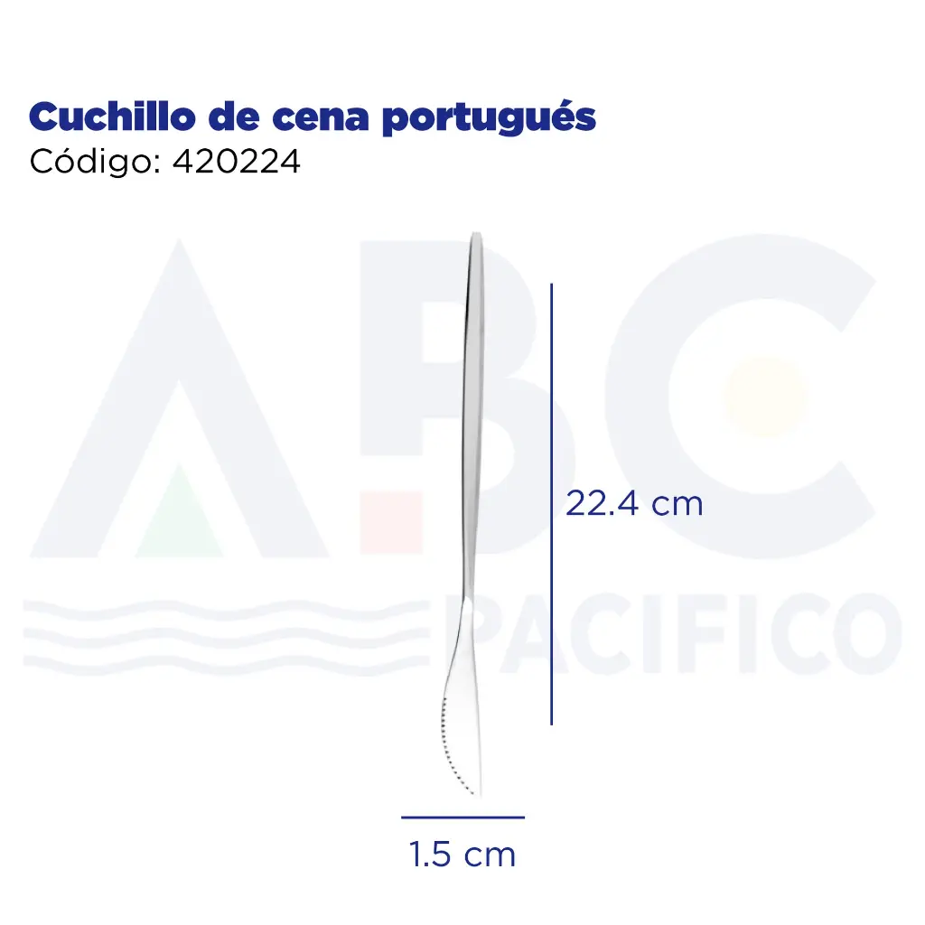 Cuchillo de cena portugués
