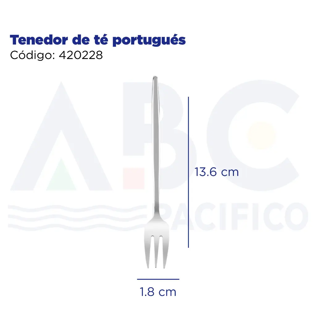 Tenedor de té portugués