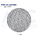 Plato de cerámica