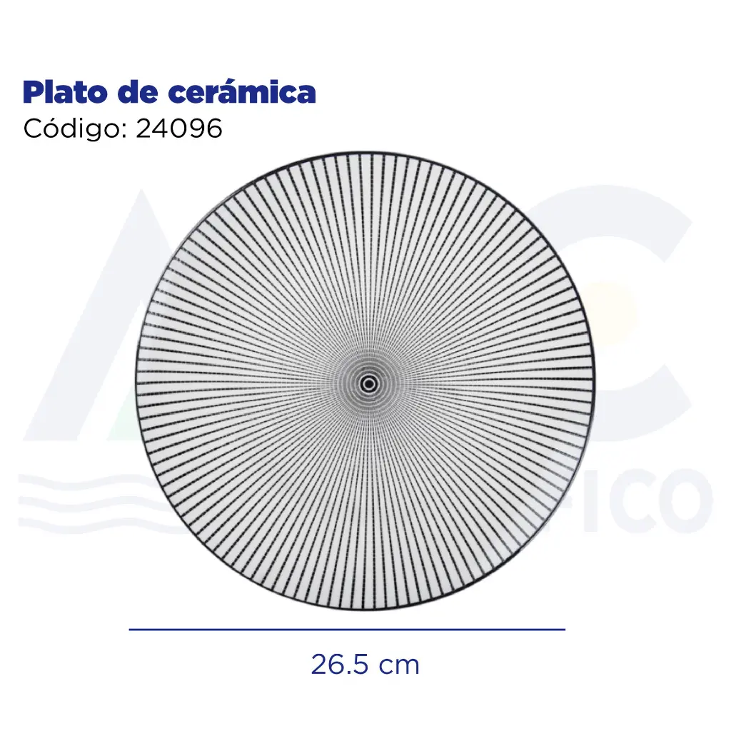 Plato de cerámica