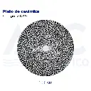 Plato de cerámica
