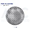 Plato de cerámica