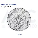 Plato de cerámica