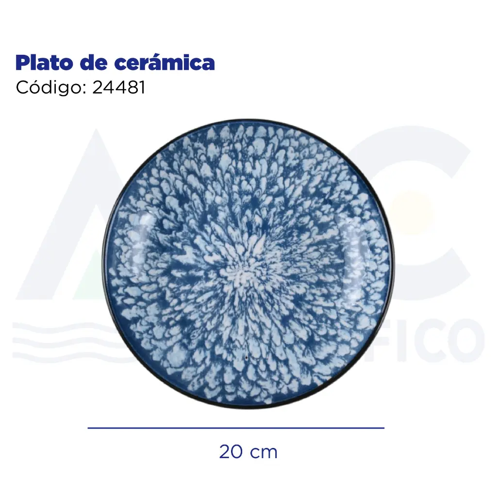 Plato de cerámica