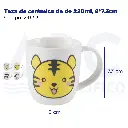 Taza de cerámica de de 220ml, 8*7.3cm