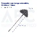 Trapeador con mango extensible, 75-125cm * 28cm