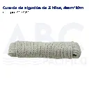 Cuerda de algodón de 3 hilos, 4mm*10m