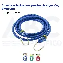 Cuerda elástica con gancho de sujeción, 8mm*2m