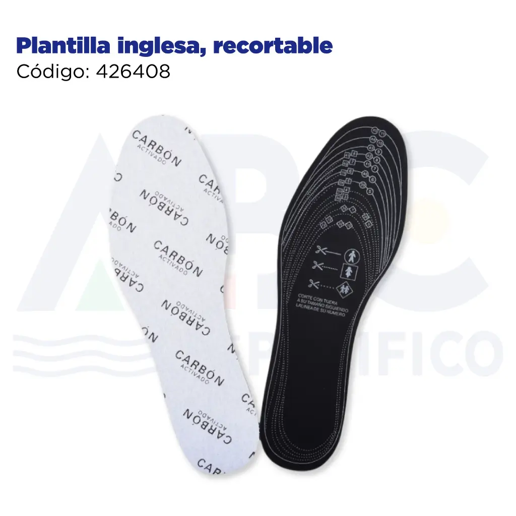 Plantilla inglesa, recortable