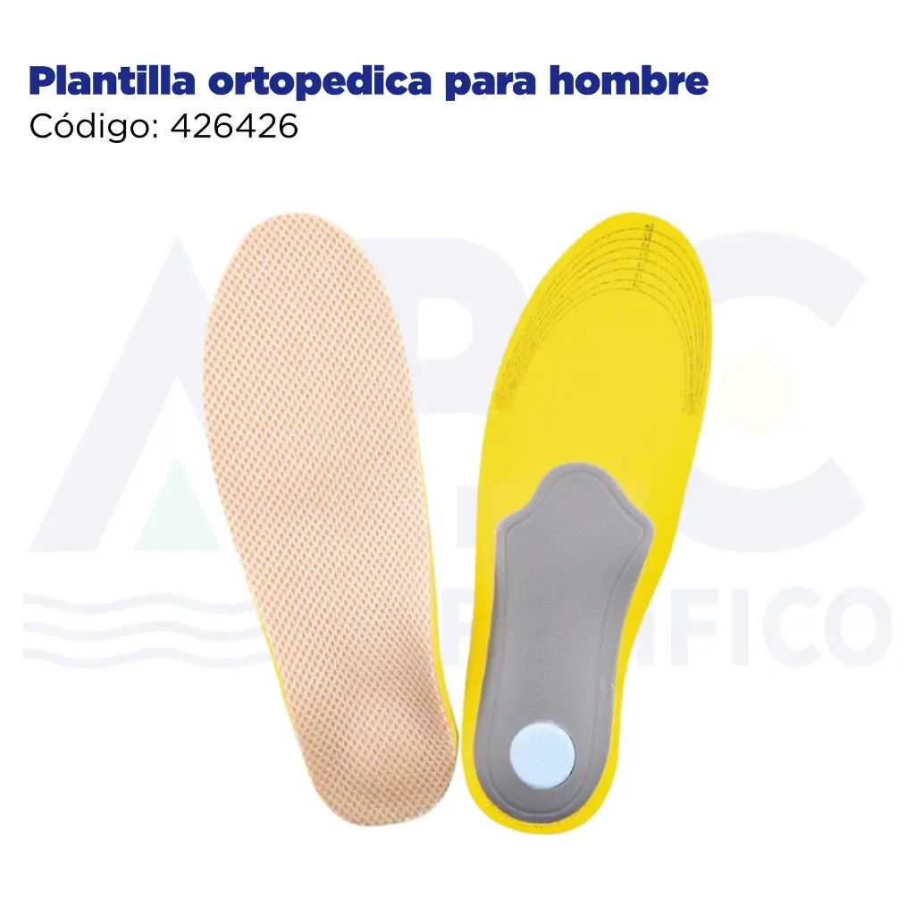 Plantilla ortopedica para hombre