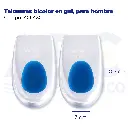 Taloneras bicolor en gel, para hombre