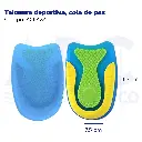 Talonera deportiva, cola de pez