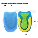 Talonera deportiva, cola de pez
