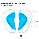 Almohadilla en gel con arco