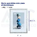 Marco para fotos color plata 21*29.7CM(A4)