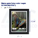 Marco para fotos color negro 30*40CM(12*16")