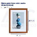 Marco para fotos color caoba 21*29.7CM(A4)