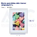 Marco para fotos color blanco 13*18CM(5*7")