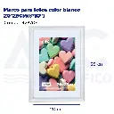 Marco para fotos color blanco 20*25CM(8*10")