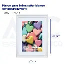 Marco para fotos color blanco 30*40CM(12*16")