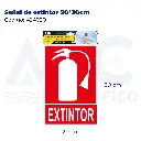 Señal de extintor  20*30cm