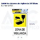 Señal de cámaras de vigilancia  20*30cm