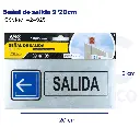 Señal de salida  9*20cm