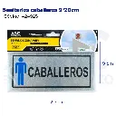 Sanitarios caballeros  9*20cm