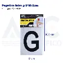 Pegatina letra g  8*10.5cm