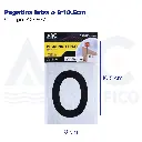 Pegatina letra o  8*10.5cm