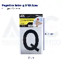 Pegatina letra q  8*10.5cm