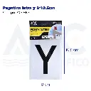 Pegatina letra y  8*10.5cm