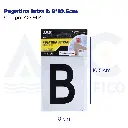 Pegatina letra b  8*10.5cm
