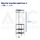 Estante zapatero perchero 3  