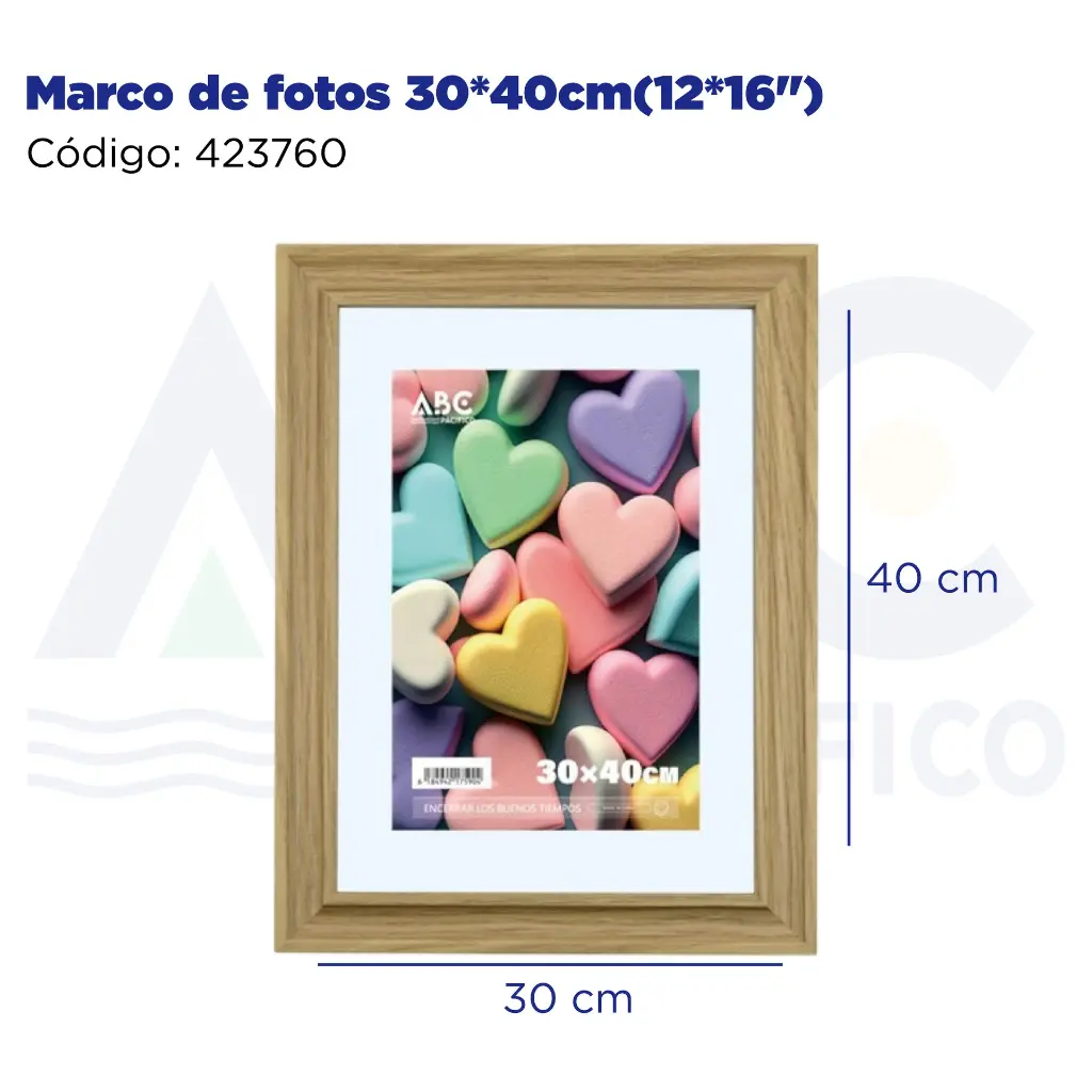 Marco de fotos  30*40cm(12*16")