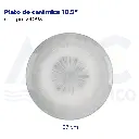 Plato de cerámica 10.5"