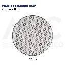 Plato de cerámica 10.5"