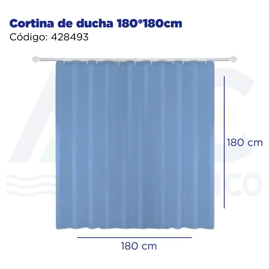 Cortina de ducha 180*180cm