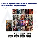 Cuadro, Pintura de impresión de grupo B de 7 tamaños de personajes