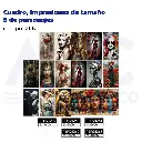 Cuadro, Impresiones de tamaño 5 de personajes