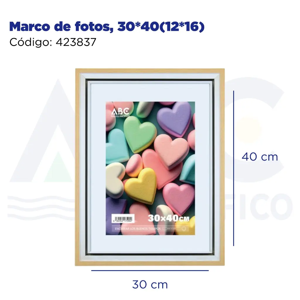 Marco de fotos, 30*40cm (12*16")