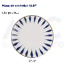 Plato de cerámica 10.5"