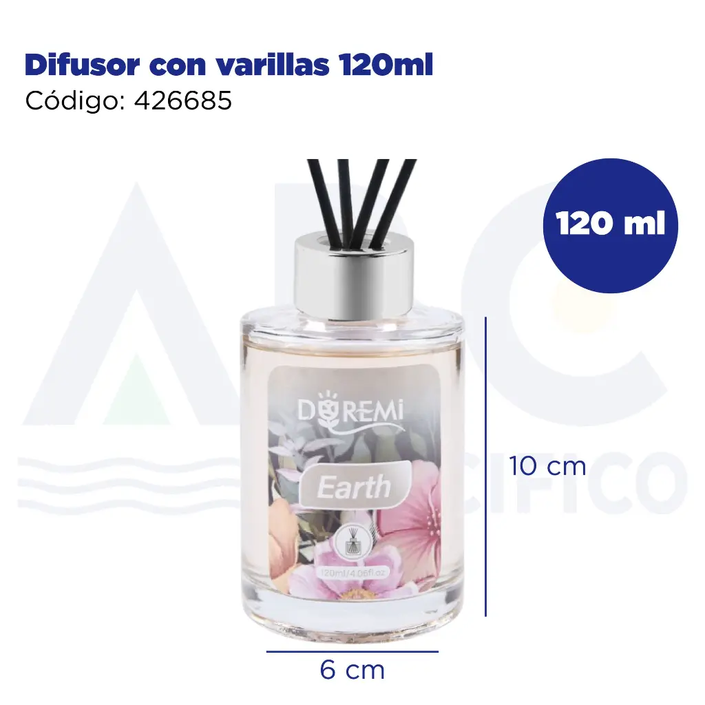 Difusor con varillas 120ml
