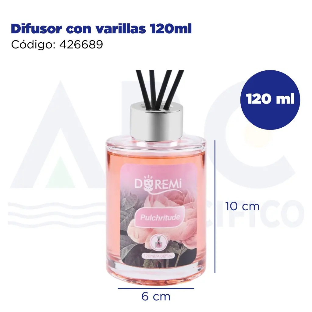 Difusor con varillas 120ml