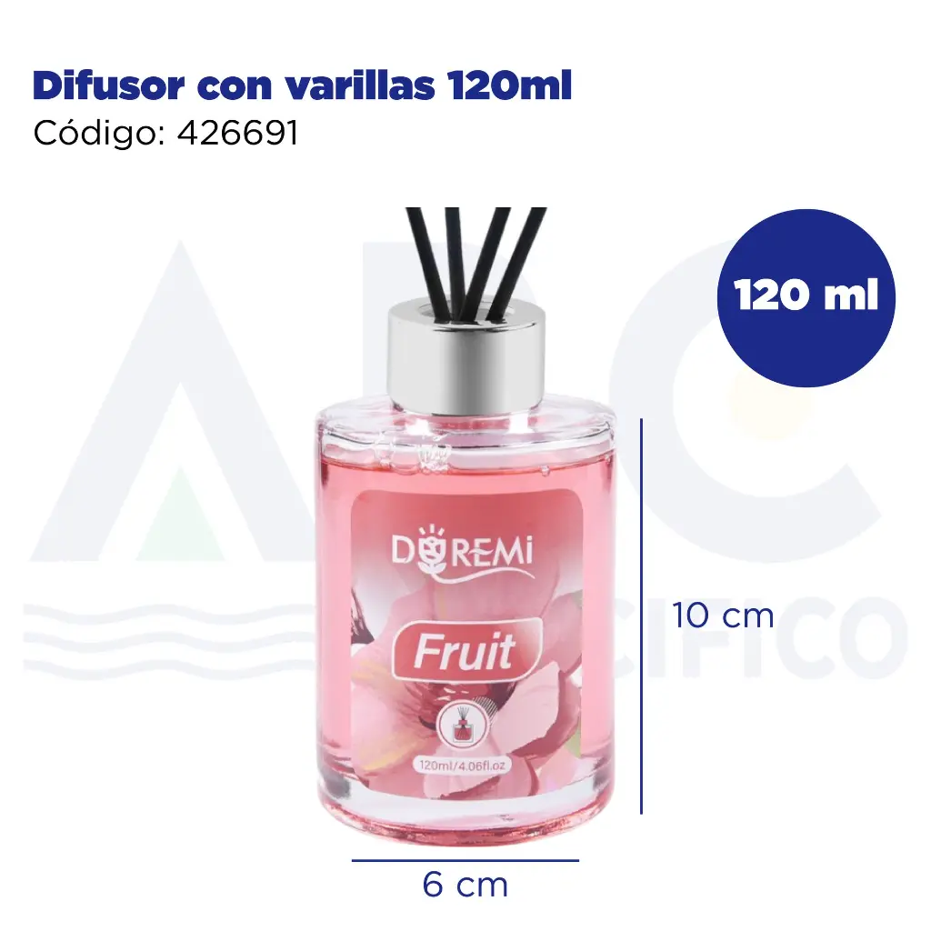 Difusor con varillas 120ml