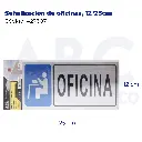 Señalización de oficinas, 12*25cm