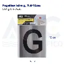 Pegatina letra g, 11.8*15cm