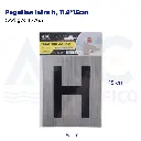 Pegatina letra h, 11.8*15cm